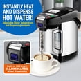 thumbnail image 3 of Calentador y calentador de agua NutriChef de acero inoxidable 3L/3.17Qt, 3 of 8