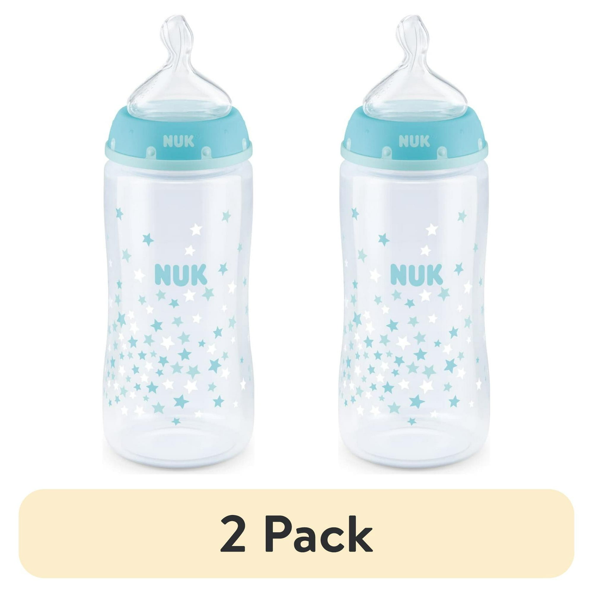 (2 pack) NUK First Choice Smooth Flow Anti-Colic Bottle, 10 oz, 1-Pack