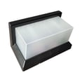 thumbnail image 1 of Tignapoo Solar-Powered Outdoor Motion Sensor Wall Light with Intelligent Light Control, 60 LED Garden Lamp, IP65 Waterproof, 1200mAh Battery, White Light, Square Design, 1 of 7