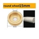 thumbnail image 2 of 20mm Bore Dia 75mm Round Dry Vacuum Brazed Diamond Grinding Wheel Demi-bullnose Edge Marble Edging, 2 of 5