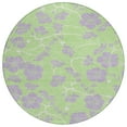 thumbnail image 2 of Addison Rugs Chantille Indoor/Outdoor Transitional Floral Mint Washable Round Rug, 8' x 8', 2 of 6