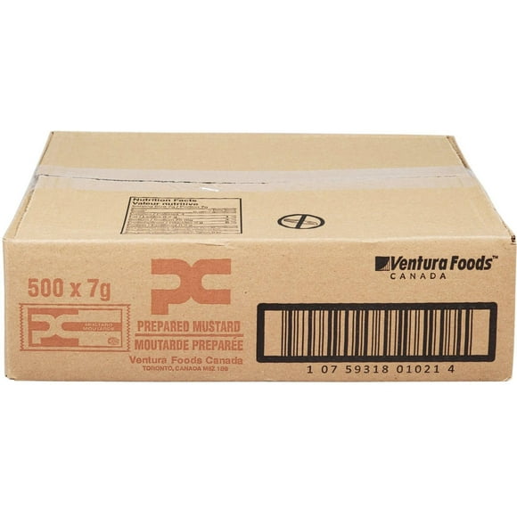 Wings Mustard Portions, 7 Gram Pack of 500