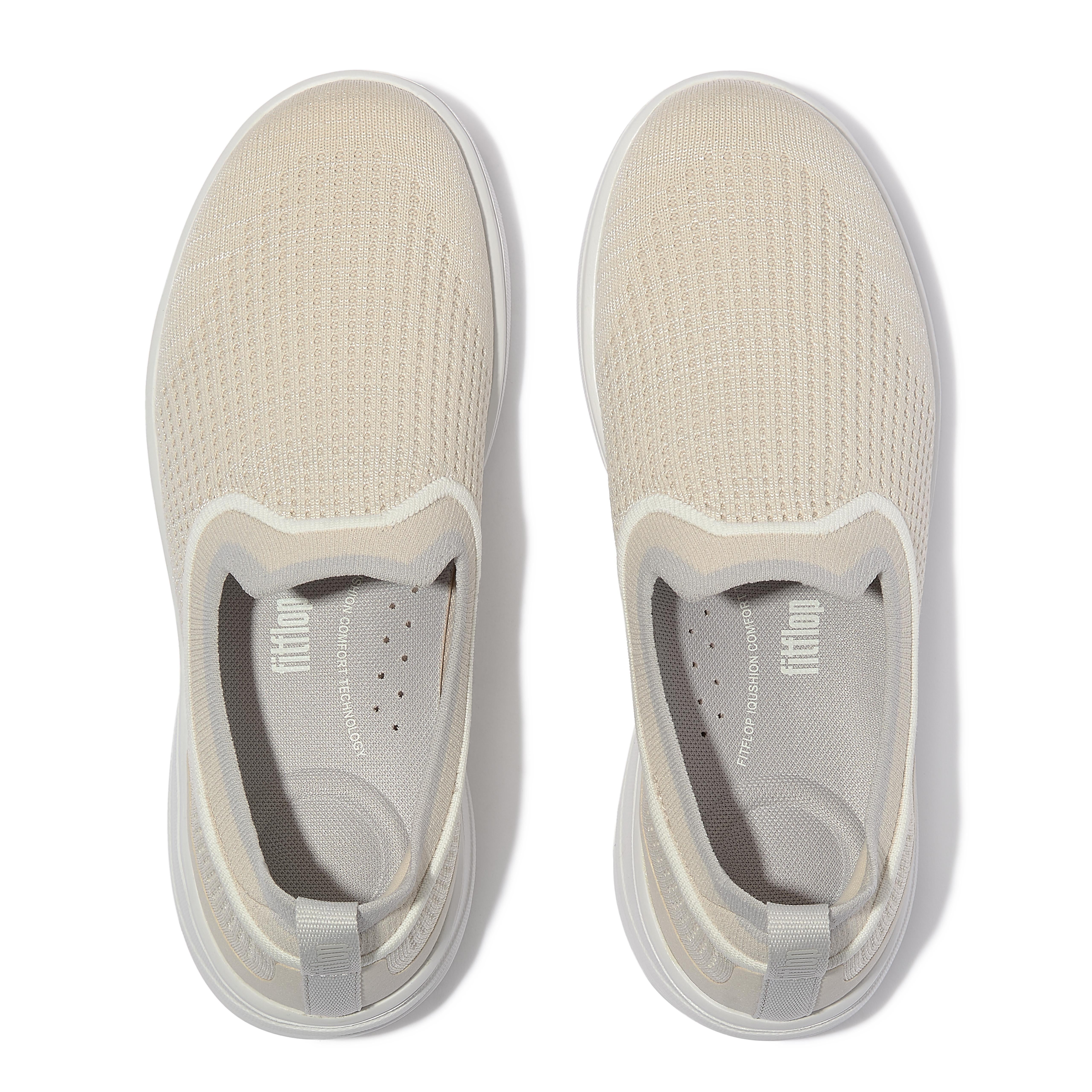 FitFlop Women's Super-Q Knit Slip On Sneaker