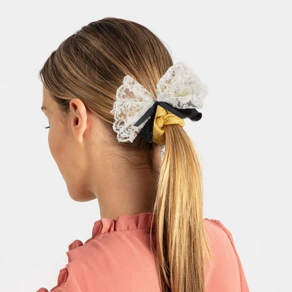 SOPOTUTU Bowknot Hair Ties for Girls Boho Bowknot Hair Rope for Women 1Pack