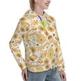 thumbnail image 3 of Hoodies for Women - Honey Honeycomb Comfrt Colour Drawstring Women'S Fashion Hoodies & Sweatshirts, Fall Outfits Clothes for Women 2024 Pullover with Kangaroo Pocket, 3 of 7