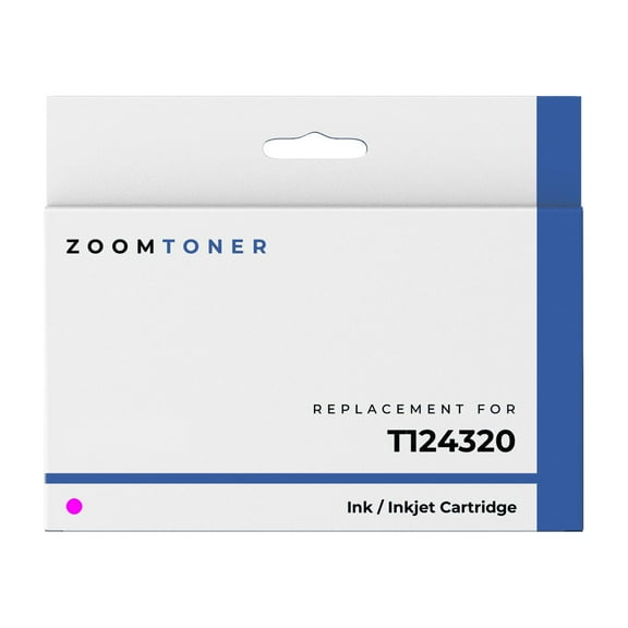 Zoomtoner Compatible with Epson T124320 Ink / Inkjet Cartridge - Regular Yield - Magenta