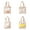 Khaki, variant on Mightlink Miniature Canvas Bag with Pattern,Fabric Mini Bag for Dolls Dress Up Toys,DollHouse Accessories for 1/6 1/12 Scale Dolls