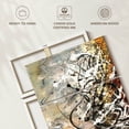 thumbnail image 6 of Elephant Stock Earth Melodies Wall Art - Vertical Multi Panel Canvas - Hallway Wall Decor - Abstract Multi Panel - White And Gray Decor By Mara Galvao - 42" x 65", 6 of 8