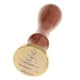 thumbnail image 4 of Sello de cera de sello , sellado de barra de cera de sellado, sello de sellado de moneda de metal, sello de cera de sello de manija de madera, cera de sello retro vintage, sello Soledad Sello de cera de sello inicial, 4 of 10