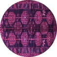thumbnail image 1 of Ahgly Company Indoor Round Persian Purple Traditional Area Rugs, 8' Round, 1 of 4