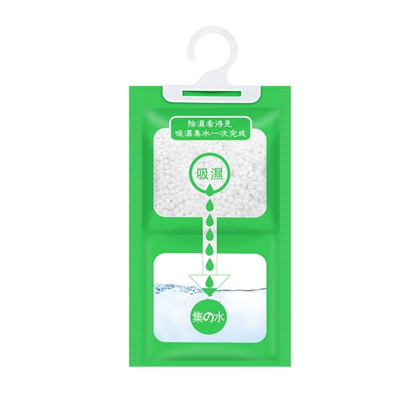 Calcium Chloride Dehumidifier Bags, Hanging Moisture Absorber for Enclosed Spaces, Prevents Mold & Musty Smell in Closets, Storage, Rv, Laundry Areas - Easy to , Absorbent And Dehumidifying Bag *1