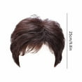 thumbnail image 2 of LHWEN Women's Short Curly Hair Wig for Middle and Older Age Natural Lifelike Fashionable Comfortable Adjustable Straps for Parties Daily Use Mother's Wig Feminine Design, 2 of 6