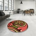 thumbnail image 4 of Ahgly Company Machine Washable Indoor Rectangle Transitional Light Brown Area Rugs, 5' x 8', 4 of 7