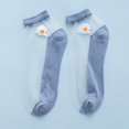 thumbnail image 1 of Calcetines De Seda De Vidrio Margarita , Sheer De Malla De Nylon De Verano Barco De Cristal Femenino Gao Jiahui unisex, 1 of 2