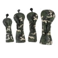thumbnail image 2 of 4 fundas para cabezas de palos de golf, fundas de madera compatibles con 460CC 1 3 5 Número UT Verde camuflaje, 2 of 9