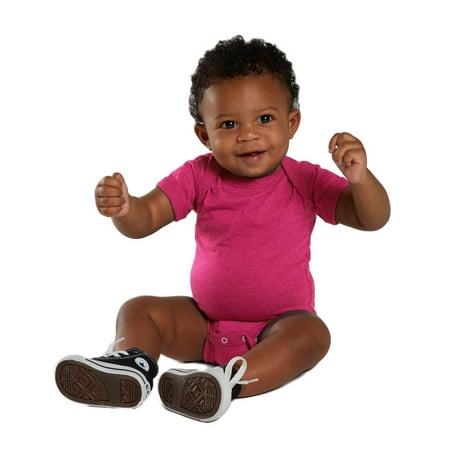 - Rabbit Skins 4405 Infant Classic Bodysuit - Hot Pink - 6 Months