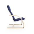 thumbnail image 2 of Guidecraft Upholstered Rockers 10" Wood/Cotton Kiddie Rocker Couch in Blue, 2 of 4
