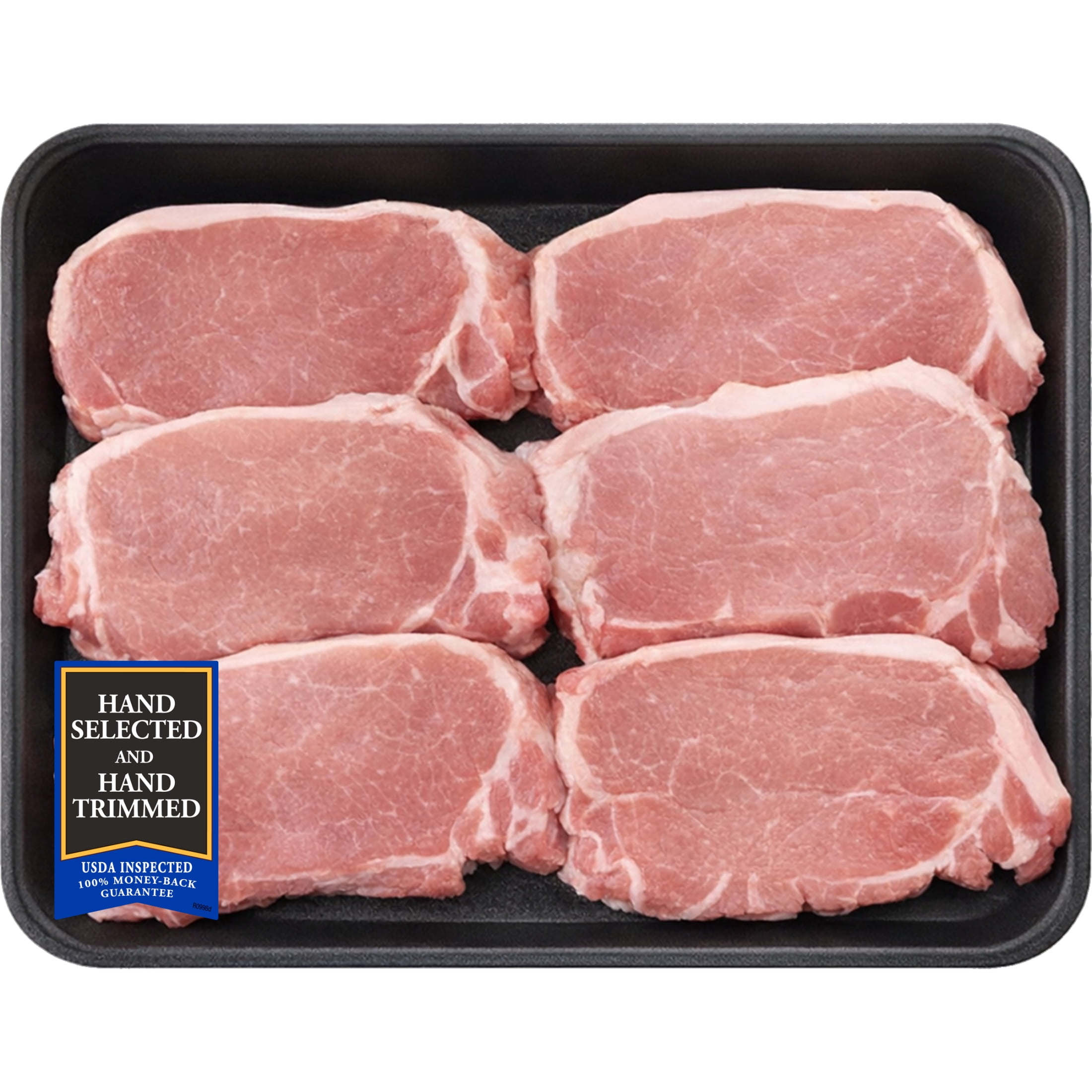 Pork Loin Chops, Boneless, Family Pack, 6 count, 1.56 - 2.93 lb Tray