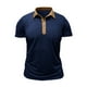 thumbnail image 3 of pstuiky Camisas de vestir de manga corta para hombre, Camiseta informal de color liso con botones y bolsillos para hombre ropa de hombre xxl, 3 of 6