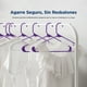 thumbnail image 3 of Ganchos de Plastico Premium SereneLife, Antideslizantes, Ahorradores de Espacio, Duraderos y Resistentes, para Camisas, Suéteres, Sudaderas, Abrigos, Pantalones y Vestidos, Violeta, Pack 20, 3 of 7