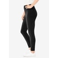 thumbnail image 4 of Woman Within Plus Size Stretch-Cotton Knit Pull-On Leggings, 4 of 6