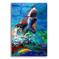 thumbnail image 1 of Epic Art 'The Lawyer Breeching Great White Shark' by Jace D McTier, Acrylic Glass Wall Art, 16"x24", 1 of 8