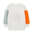 thumbnail image 2 of lnmuld Boys Girls Sweatshirts Cartoon Print Pullover Crew Sweatshirt Casual Long Sleeve Athletic Wear for Youth Kids Fashion Hoodie Size:7-8 Years, 2 of 5
