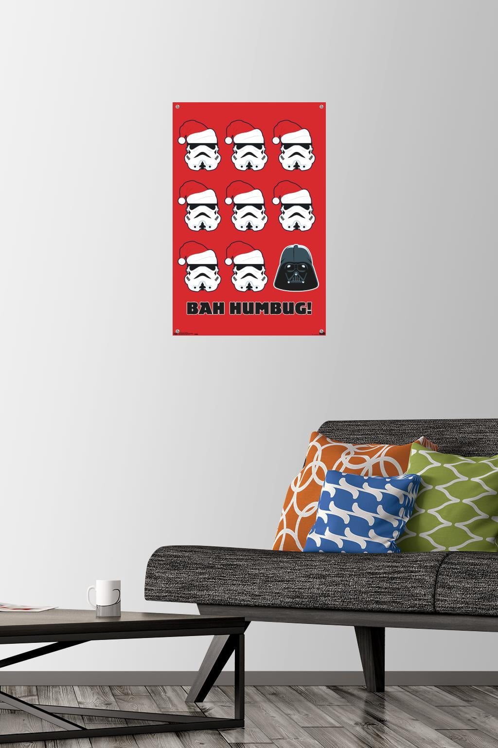 Star Wars: Saga - Bah Humbug Wall Poster with Push Pins, 14.725" x 22.375"