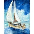 thumbnail image 1 of Carolines Treasures JMK1153GF Sailboats In Blue Flag Garden Size, 1 of 3