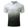 thumbnail image 2 of zuwimk Polo Shirts For Men Slim Fit,Men's Stain Resistant Short Sleeve Polo Shirts White,XXL, 2 of 4