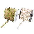 thumbnail image 1 of 2 rollos de hojas artificiales de arpillera, hojas simuladas, cuerda de cáñamo, cuerdas de cáñamo natural, cuerda para envolver regalos., 1 of 6