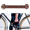 thumbnail image 3 of Cadre de Vélo Durable Poignée Haute Résistance Porter Pliant Vélos Sangle Support Ascenseur Brun, 3 of 9