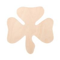 Package Of 10, Shamrock Cutout 3 " X 3 " Ready For Craft Project