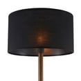 thumbnail image 6 of Floor Lamp Light, Black Brown Walnut, Wood, Modern Contemporary, Mid Century Living Kitchen Cafe Bistro Restaurant Hospitality, 6 of 10