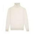 thumbnail image 6 of Krumba Women Turtleneck Wool Sweater: Long Sleeve Lightweight Pullover Jumper Beige Size XS, 6 of 9