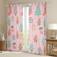 thumbnail image 2 of Castle Fairy Chid Gingerbread Man Blackout Curtains Set of 2 (52x84 Each),Merry Christmas Window Curtains,Polka Dots Curtains and Drapes,Ultra Soft Home Decor, 2 of 6