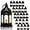 Black, variant on 24 Pcs Christmas mini Vintage LED Lantern for Centerpiece Wedding Decorative Lantern with Flickery Candle Battery Powered Festival Hanging Tealight Ramadan Halloween Party Decor(Gold)