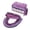 Purple, variant on Eoperou Flannel Toilet Tank Cover: Ultra Plush Toilet Lid Cover with Side Pockets
