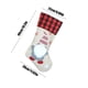 thumbnail image 3 of Fiudx Decoraciones navideñas para interiores Medias navideñas tejidas con diseños de Papá Noel y muñeco de nieve Bolsas de regalo rojas ideales para colgar en el árbol de Navidad, 3 of 7