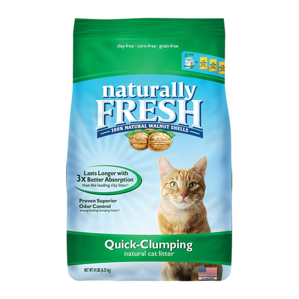 Naturally Fresh QuickClumping WalnutBased Odor Control Cat Litter, 6