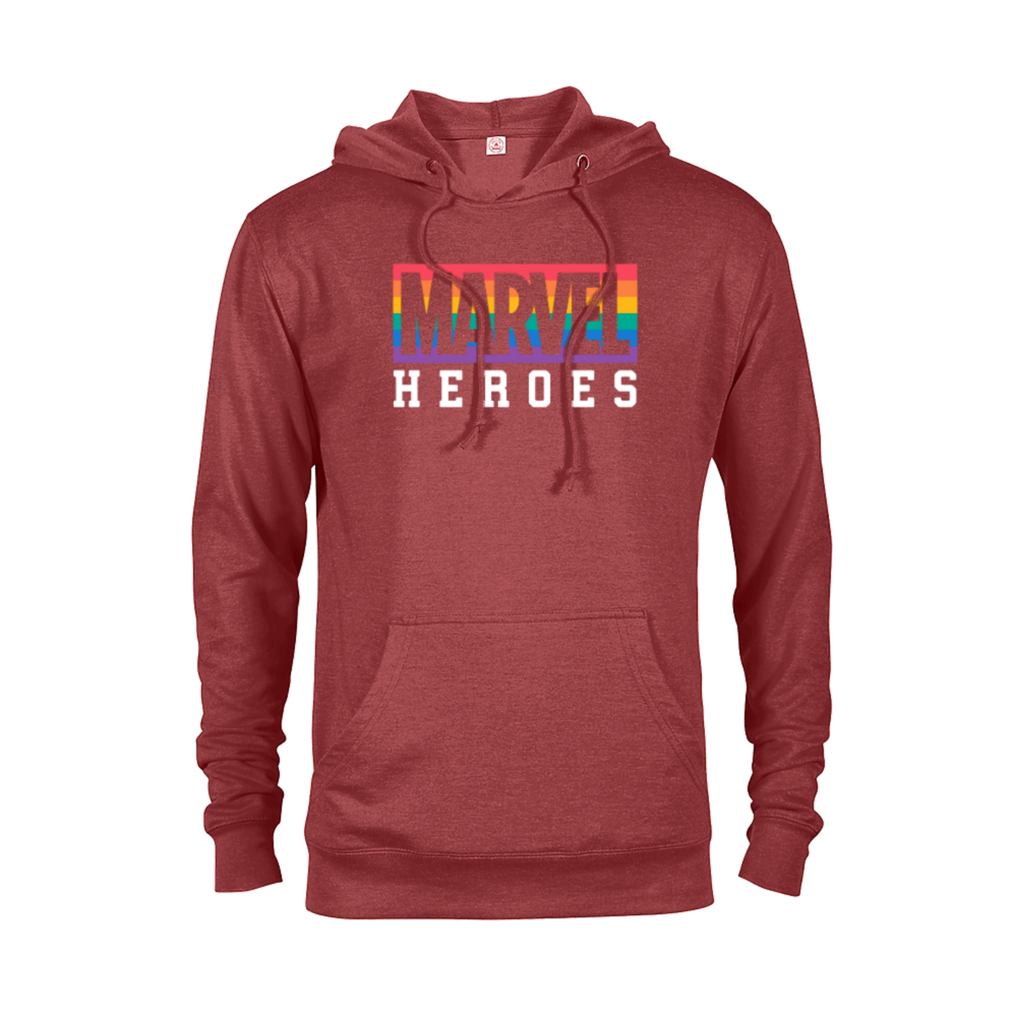 Marvel Pride Flag Rainbow Marvel Heroes Logo Pullover Hoodie For