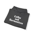 thumbnail image 4 of Harmonica Player Hoodie, Gifts, Hooded Sweatshirt, 4 of 4