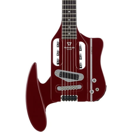 Traveler Ultralight Travel Guitar - Traveler Guitar Speedster Hot Rod V2 Electric Travel Guitar Red