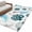 Blue, variant on Shell Coral Coastal Area Rugs 6'x9', Washable Small Throw Rugs for Kitchen Dining room, Nautical Summer Beach Ocean Sea Indoor Outdoor Rug Non-Slip Low Pile Carpet Runner Reversible Floor Mats