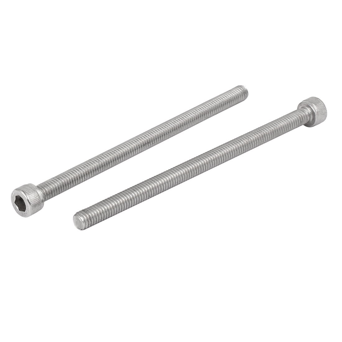 Boulon Vis à Tête Hexagonale Acier Inox 304 M8x90mm DIN912 - Lot De 4 Pièces