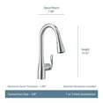 thumbnail image 4 of Moen 7594Evsrs Spot Resist Stainless One-Handle Pulldown Kitchen Faucet, 4 of 7