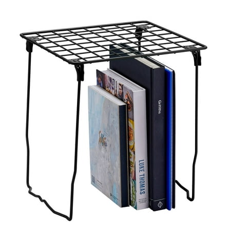 LockerMate Stac-A-Shelf 12 Inch Wire Locker Shelf Black