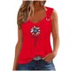 thumbnail image 2 of Puntoco Camisetas sin mangas para mujer Camiseta sin mangas con estampado del Día de la Independencia para mujer Camiseta holgada sin mangas, 2 of 3