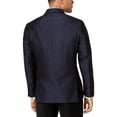 thumbnail image 2 of Kenneth Cole Mens Shine Dinner Two Button Blazer Jacket, Blue, 40 Regular, 2 of 2