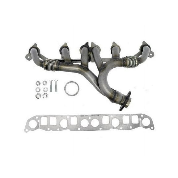 Exhaust Manifold - Compatible with 1993 - 1998 Jeep Grand Cherokee 4.0L 6-Cylinder 1994 1995 1996 1997